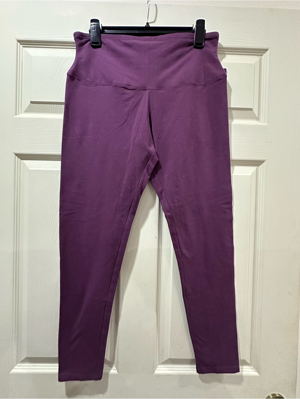 High-Rise Purple Leggings for Women